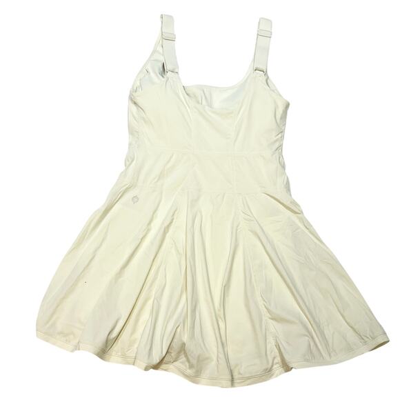 POPFLEX Pants - Popflex Tie-Breaker Superdress Active Exercise Tennis Skirt Pockets White XS